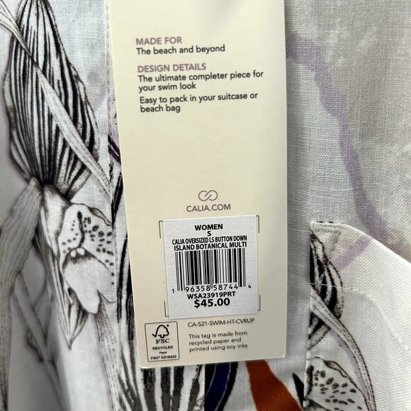 Calia 2pc Set Bathing Suit Cover up NWT Sz S - Picture 4 of 10